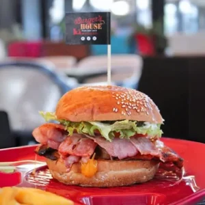House Chicken Pancet Burger