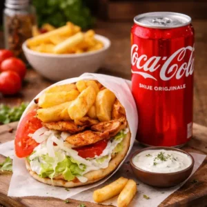 Sufllaqe Dopio Pite Fileto Pule + Coca-Cola®